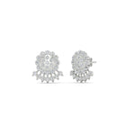 Load image into Gallery viewer, Impon Floral Stud Diamond Earrings

