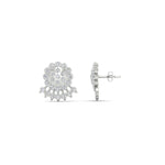 Load image into Gallery viewer, Impon Floral Stud Diamond Earrings