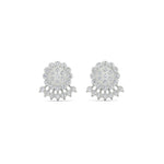 Load image into Gallery viewer, Impon Floral Stud Diamond Earrings