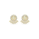Load image into Gallery viewer, Impon Floral Stud Diamond Earrings
