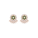 Load image into Gallery viewer, Impon Floral Stud Diamond Earrings