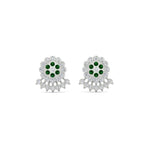 Load image into Gallery viewer, Impon Floral Stud Diamond Earrings