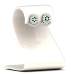 Load image into Gallery viewer, Impon Floral Stud Diamond Earrings