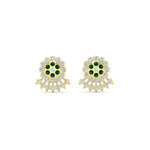 Load image into Gallery viewer, Impon Floral Stud Diamond Earrings
