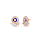 Load image into Gallery viewer, Impon Floral Stud Diamond Earrings