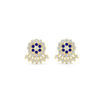 Load image into Gallery viewer, Impon Floral Stud Diamond Earrings