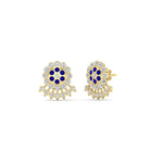 Load image into Gallery viewer, Impon Floral Stud Diamond Earrings