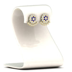 Load image into Gallery viewer, Impon Floral Stud Diamond Earrings