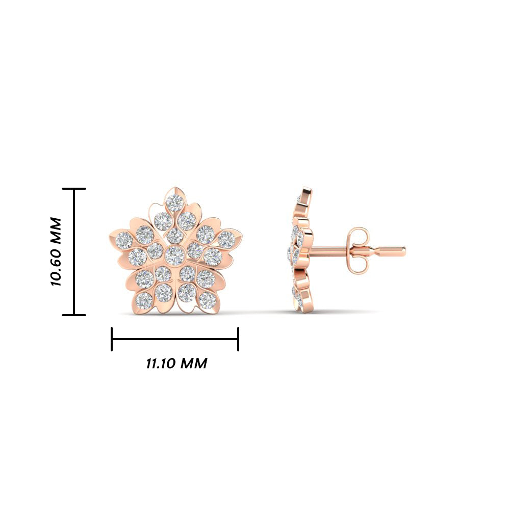 Impon Diamond Stud Earring For Daily Wear