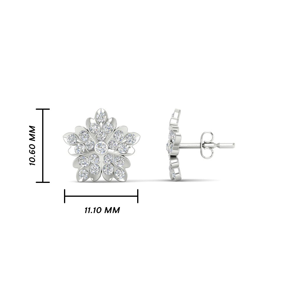 Impon Diamond Stud Earring For Daily Wear