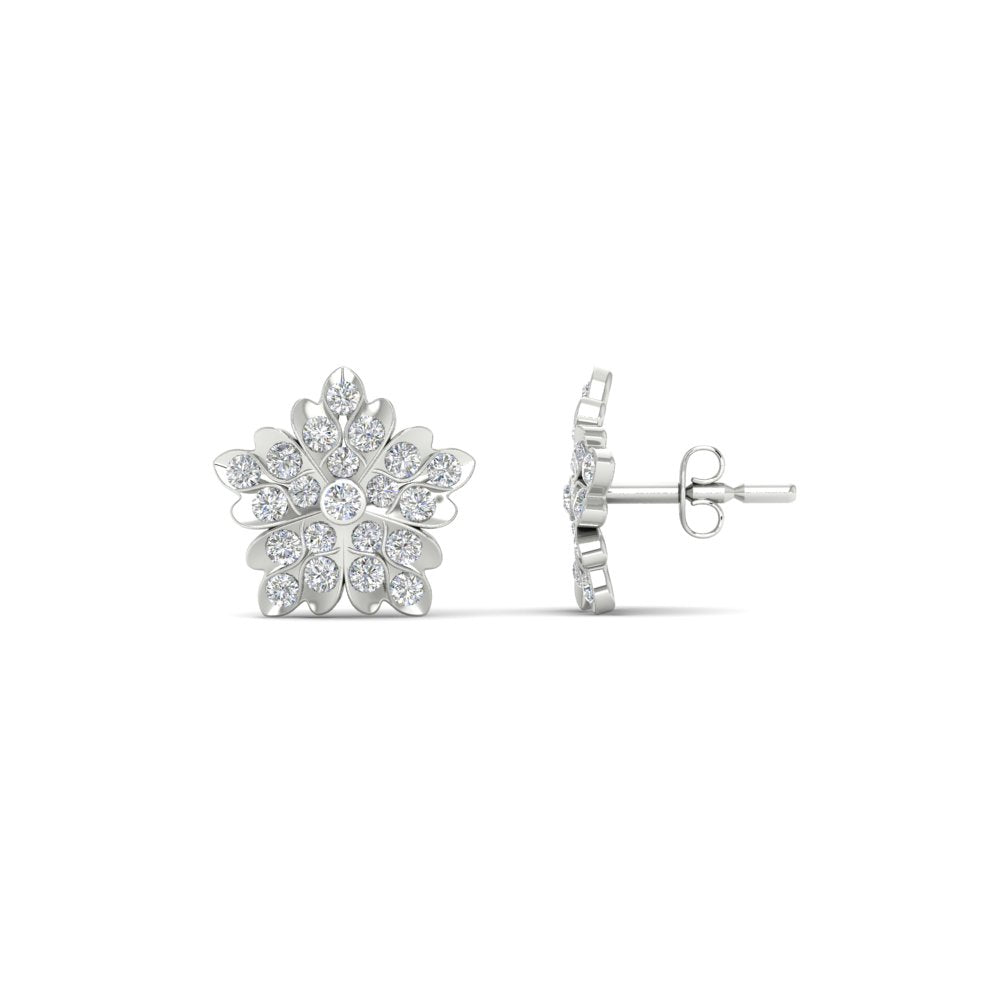 Impon Diamond Stud Earring For Daily Wear