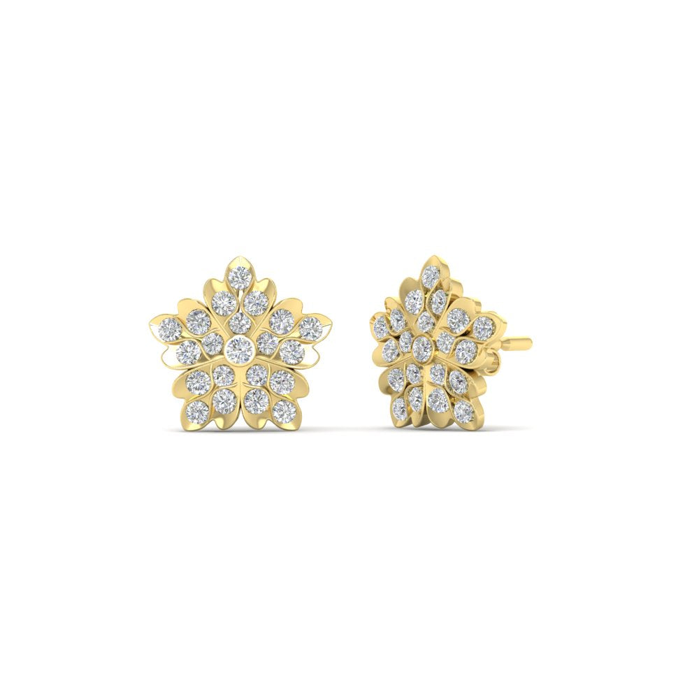 Impon Diamond Stud Earring For Daily Wear
