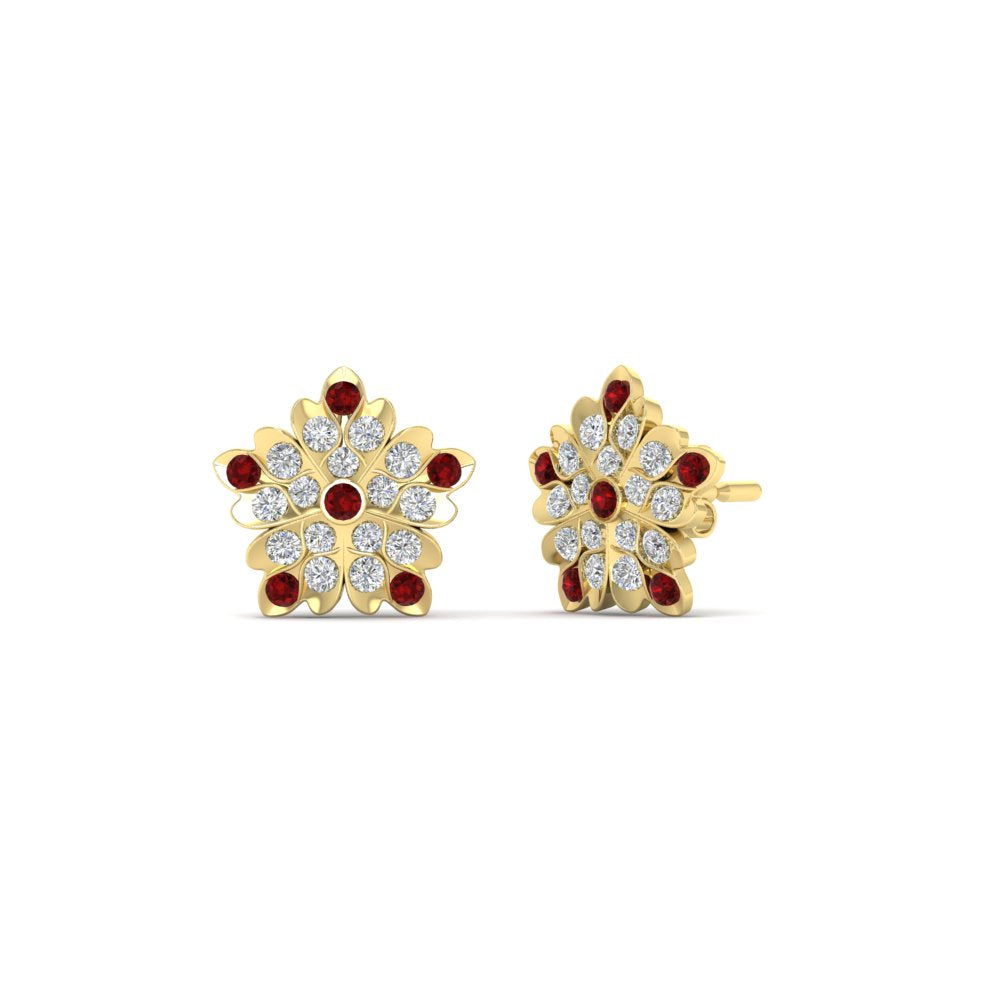 Impon Diamond Stud Earring For Daily Wear