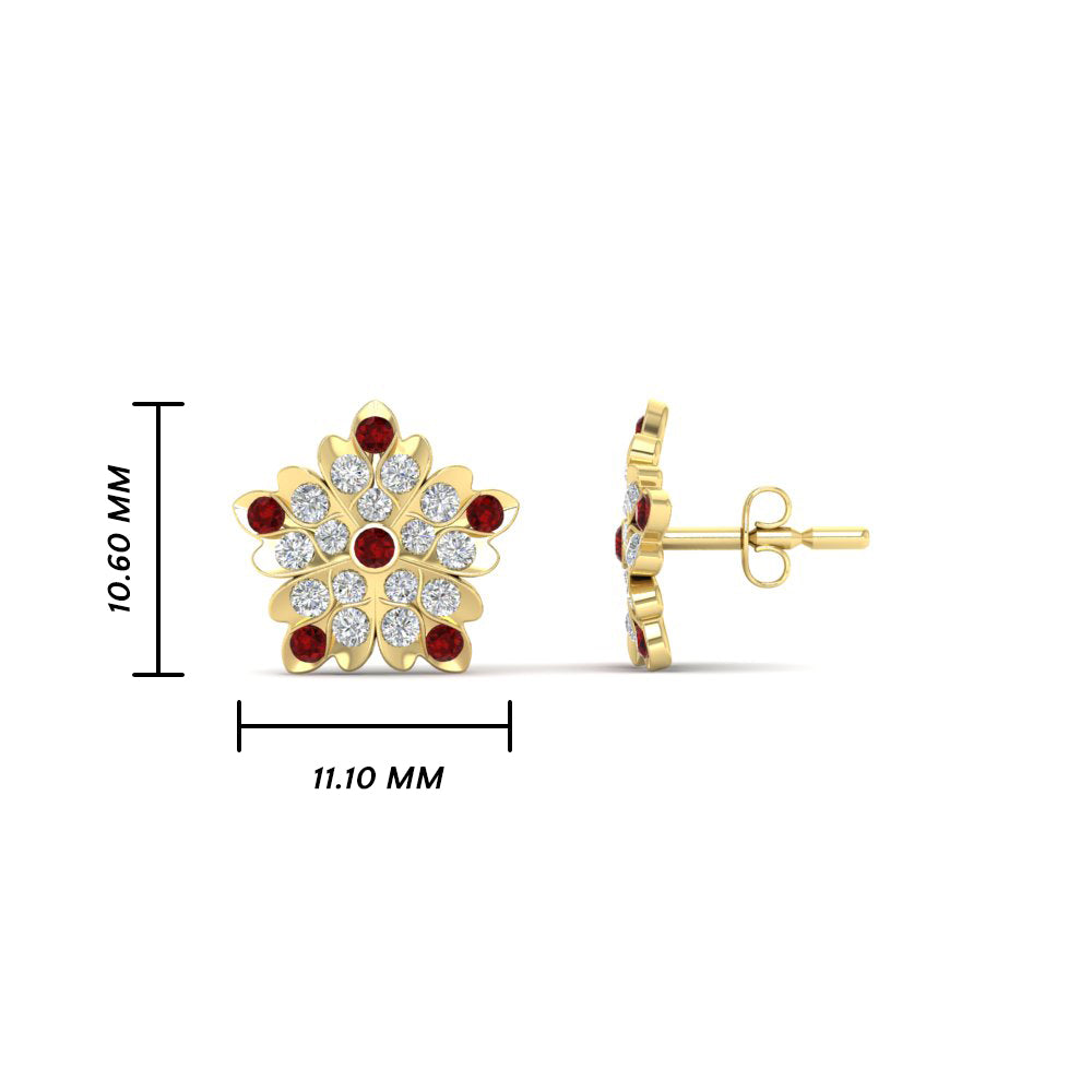 Impon Diamond Stud Earring For Daily Wear