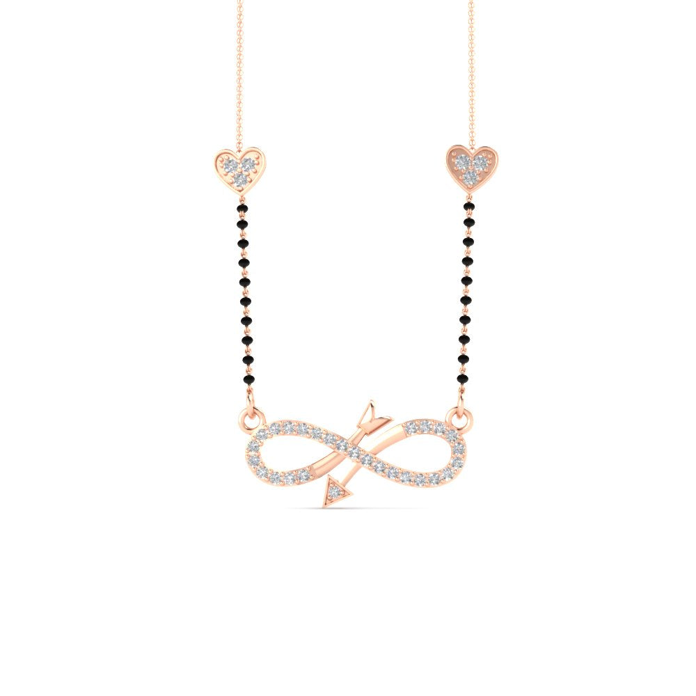 Infinity Arrows Heart Mangalsutra Chain