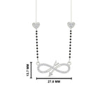 Load image into Gallery viewer, Infinity Arrows Heart Mangalsutra Chain