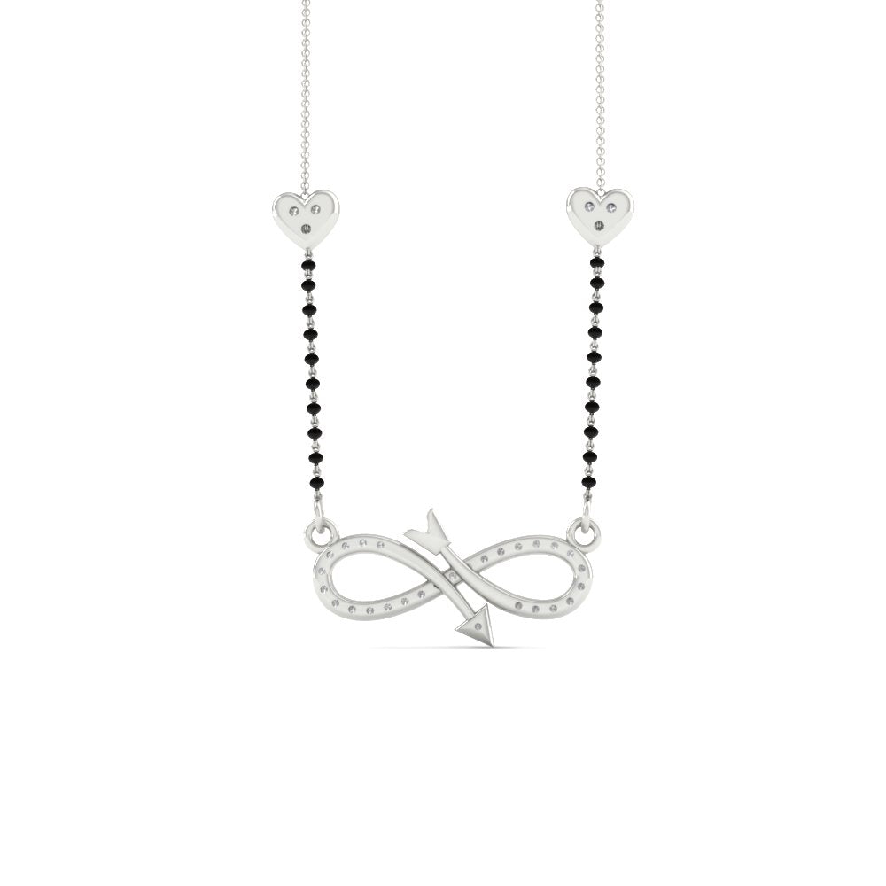 Infinity Arrows Heart Mangalsutra Chain