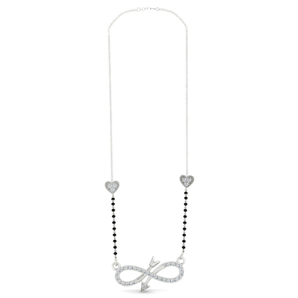 Infinity Arrows Heart Mangalsutra Chain
