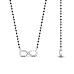 Load image into Gallery viewer, Infinity Diamond Mangalsutra Necklace