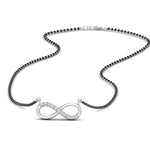 Load image into Gallery viewer, Infinity Diamond Mangalsutra Necklace