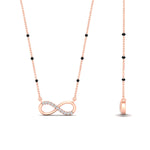 Load image into Gallery viewer, Infinity Diamond Mangalsutra Necklace
