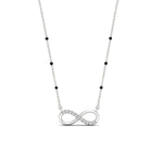 Load image into Gallery viewer, Infinity Diamond Mangalsutra Necklace