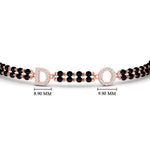 Load image into Gallery viewer, Initial Mens Diamond Mangalsutra Bracelet