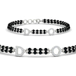 Load image into Gallery viewer, Initial Mens Diamond Mangalsutra Bracelet