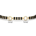Load image into Gallery viewer, Initial Mens Diamond Mangalsutra Bracelet