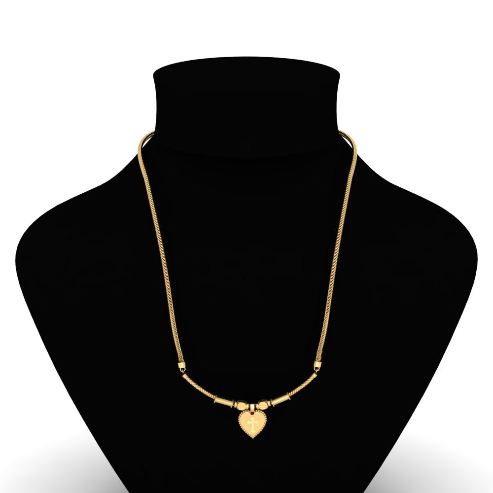 Jewelry Christian Cross Thali Set