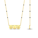 Load image into Gallery viewer, laxmi-_-pushpa-kasu-3-bead-delicate-mangalyam-in-yellow-gold-mgs11678angle2-nl-yg