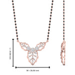 Load image into Gallery viewer, Leaf Design Diamond Mangalsutra