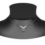 Load image into Gallery viewer, Leaf Design Diamond Mangalsutra