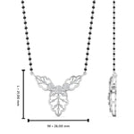 Load image into Gallery viewer, Leaf Design Diamond Mangalsutra