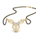Load image into Gallery viewer, Leaf Design Diamond Mangalsutra