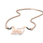 Load image into Gallery viewer, Love Heart Diamond Mangalsutra