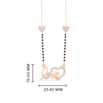 Load image into Gallery viewer, Love Heart Diamond Mangalsutra