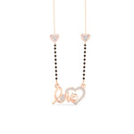 Load image into Gallery viewer, Love Heart Diamond Mangalsutra