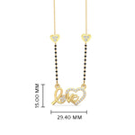 Load image into Gallery viewer, Love Heart Diamond Mangalsutra