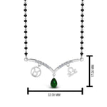 Load image into Gallery viewer, Mangalsutra Diamond Pendant Zodiac Sign