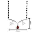Load image into Gallery viewer, Mangalsutra Diamond Pendant Zodiac Sign