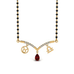 Load image into Gallery viewer, Mangalsutra Diamond Pendant Zodiac Sign