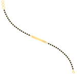 Load image into Gallery viewer, mens-diamond-bar-mangalsutra-bracelet-in-yellow-gold-mgsmbrc11833angle3-nl-yg.jpg