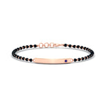 Load image into Gallery viewer, mens-sapphire-bar-mangalsutra-bracelet-in-rose-gold-mgsmbrc11833gsablangle1-nl-rg.jpg