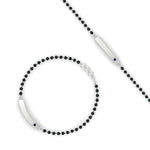 Load image into Gallery viewer, mens-sapphire-bar-mangalsutra-bracelet-in-white-gold-mgsmbrc11833gsablangle4-nl-wg.jpg