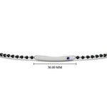 Load image into Gallery viewer, mens-sapphire-bar-mangalsutra-bracelet-in-white-gold-mgsmbrc11833gsablangle5-nl-wg-hw.jpg