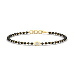 Load image into Gallery viewer, mens-single-bezel-set-diamond-mangalsutra-bracelet-in-yellow-gold-mgsmbrc11836angle1-nl-yg.jpg
