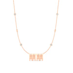 Load image into Gallery viewer, Double Delicate Tulsi Pendant Gundu With Bezel Set Diamonds