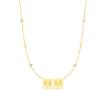 Load image into Gallery viewer, Double Delicate Tulsi Pendant Gundu With Bezel Set Diamonds