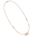 Load image into Gallery viewer, Double Delicate Tulsi Pendant Gundu With Bezel Set Diamonds